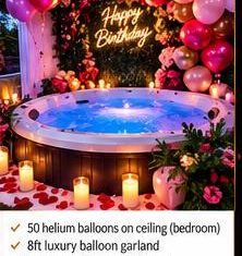 The Ultimate Hot Tub Experience bedroom styling
